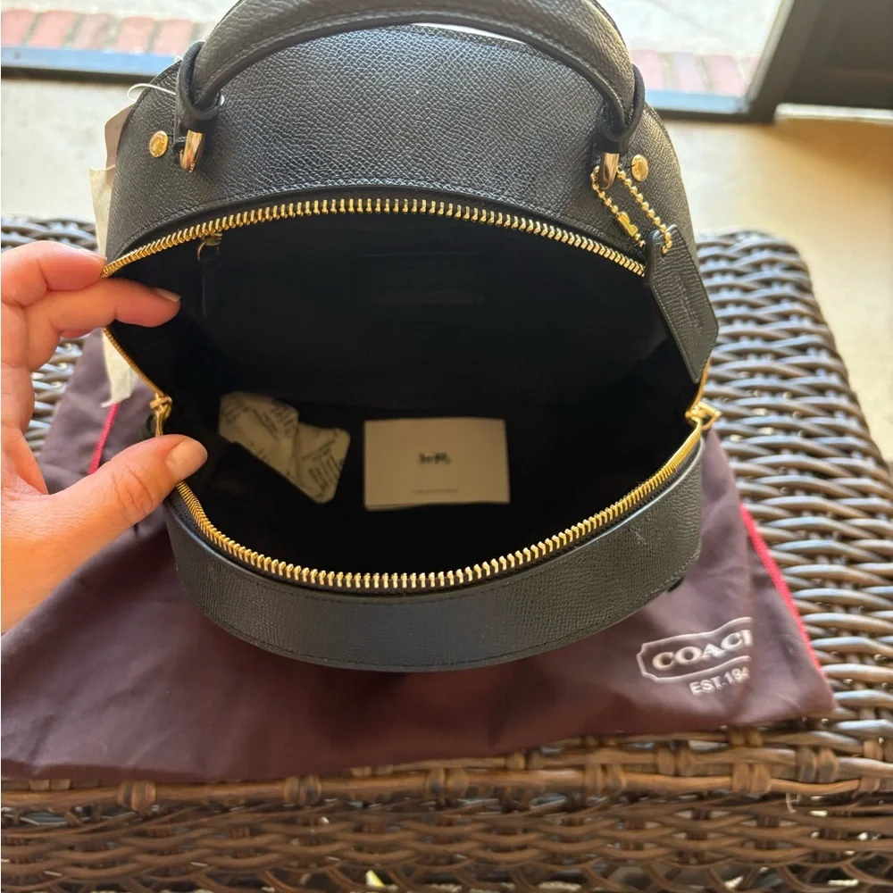 Coach Jordyn Backpack in Signature Canvas with Field Plaid Print